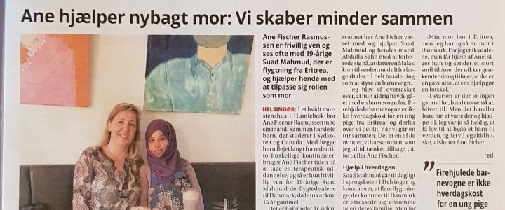 Artikel “Ane hjælper nybagt mor: vi skaber minder sammen “